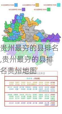 贵州最穷的县排名,贵州最穷的县排名贵州地图
